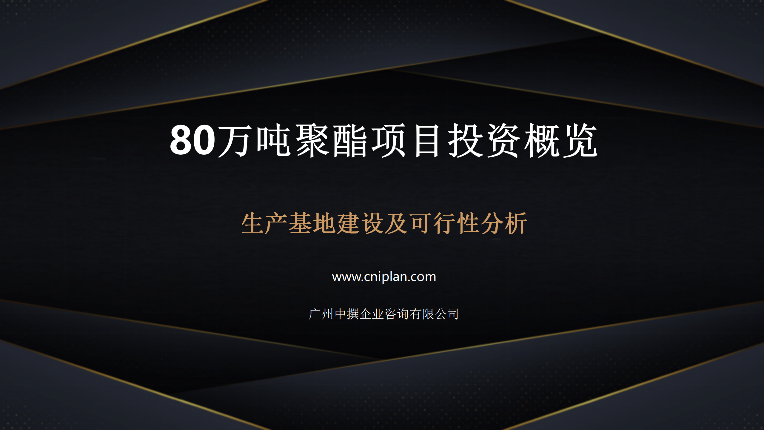 80万吨聚酯项目投资概览_01.png